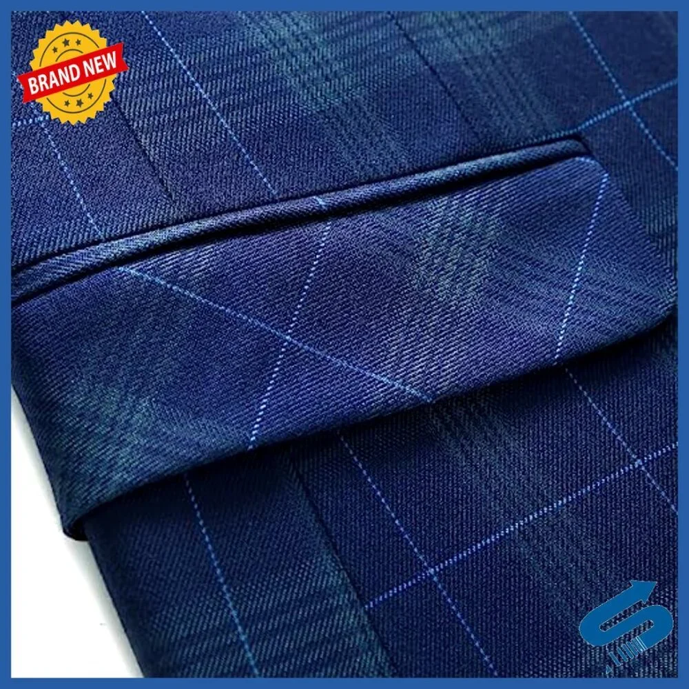 Slim Fit Plaid Blazer Sport Coat Lightweight Casual Checkered Jacket